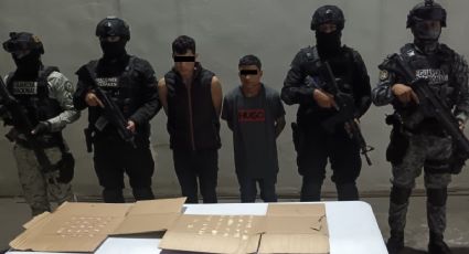 Detienen a hondureño y a otro hombre con 51 dosis de droga en la colonia Industrial