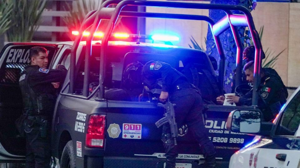 Operativo en Plaza Antara.