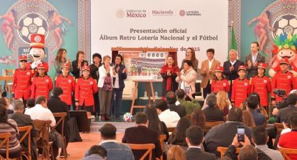 Lotería Nacional lanza álbum retro rumbo al Mundial 2026
