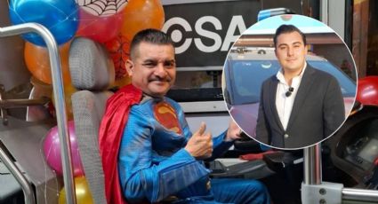 Manuel Guerra le ofrece trabajo a Edgar Díaz, chofer de la ruta 38 que decoraba su unidad