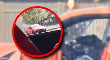 Así quedó el Lamborghini tras ataque armado que dejó tres muertos en Guadalajara | VIDEO