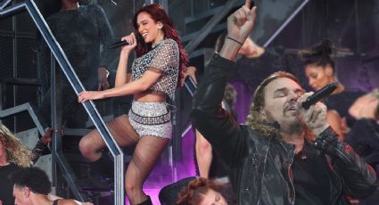 Dua Lipa canta ‘Oye mi amor’ con Fher de Maná en su concierto en CDMX | VIDEO