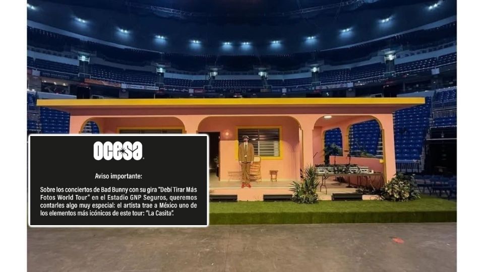 Ocesa responde por loa cambios en el mapa de Bad Bunny en CDMX