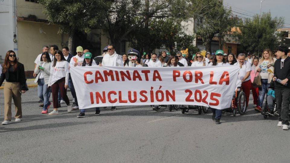 Más de 3 mil personas participaron en la Caminata por la Inclusión en Escobedo, un evento que promueve accesibilidad, respeto e igualdad de oportunidades.
