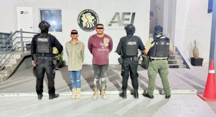 Fuerza Civil detiene a dos hombres armados con droga y ponchallantas en Doctor Arroyo