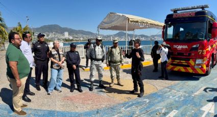 Gobierno de Guerrero coordina operativo especial para Gala de Pirotecnia de fin de año en Acapulco