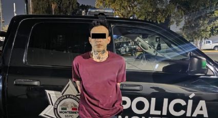 Detienen a hombre con 20 dosis de presunta cocaína y cristal en Monterrey