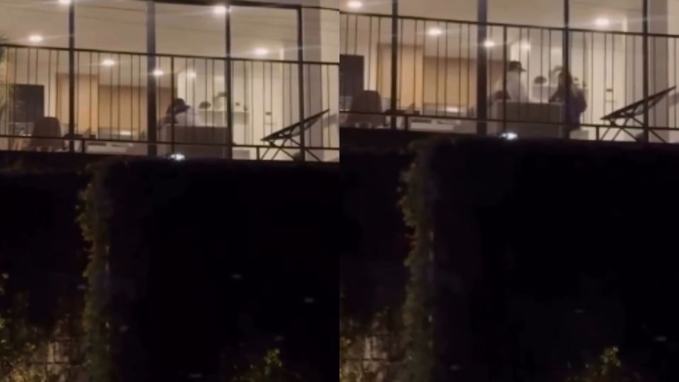 Joven le lleva regalo de aniversario a su novia y lo cacha con otro