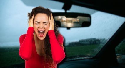 VIDEO | Joven fue captada pidiendo auxilio desde la ventana de un vehículo