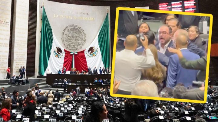Diputados se enfrentan a golpes en San Lázaro durante debate de la Ley General de Aguas | VIDEO