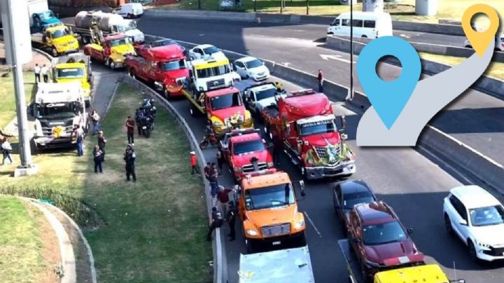 Operadores de grúas realizan peregrinación de Iztapalapa a la Basílica: conoce vialidades afectadas