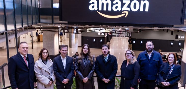 Samuel García se reúne con directivos de Amazon para impulsar el comercio transfronterizo