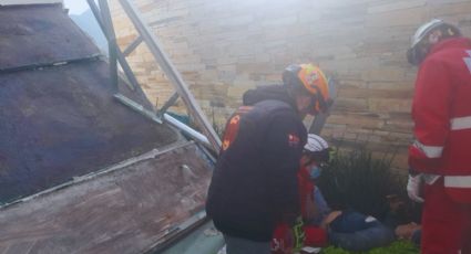 Accidente en San Pedro deja tres lesionados tras caída mientras instalaban estructura