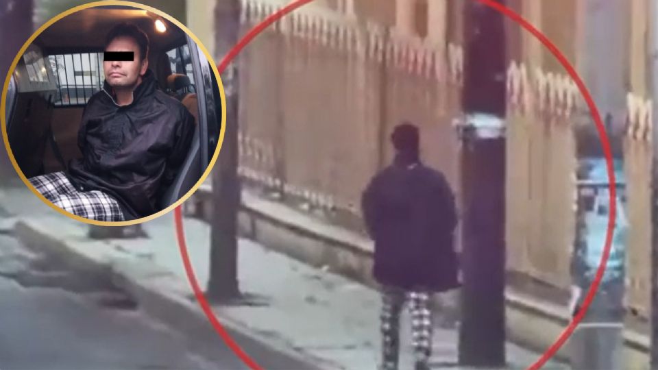 Policías de Monterrey detuvieron al presunto asaltante tras ser ubicado mediante cámaras del C4 en su intento de fuga.