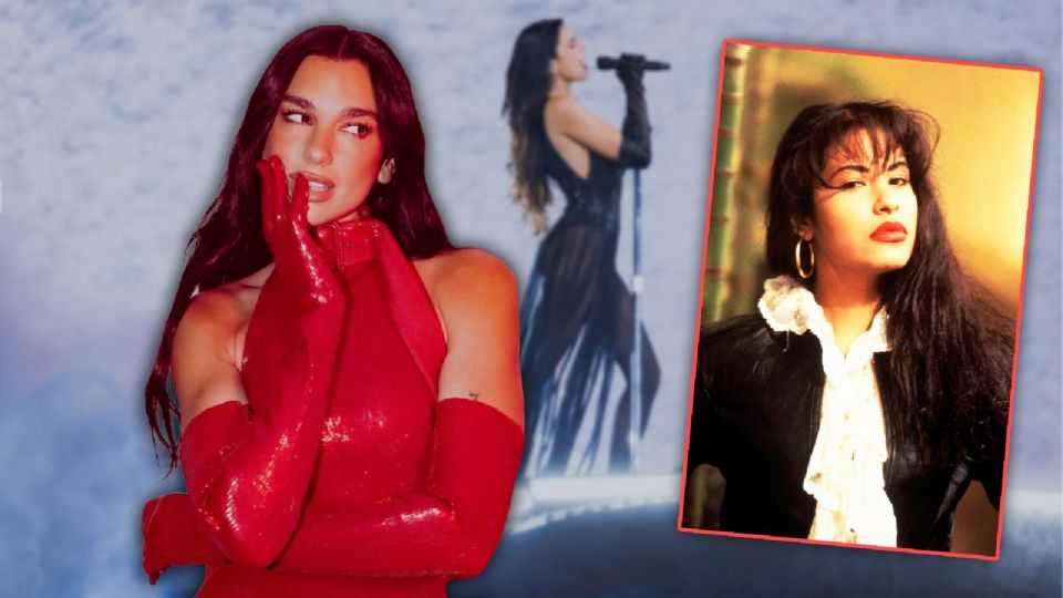 Dua Lipa rinde homenaje a Selena Quintanilla.