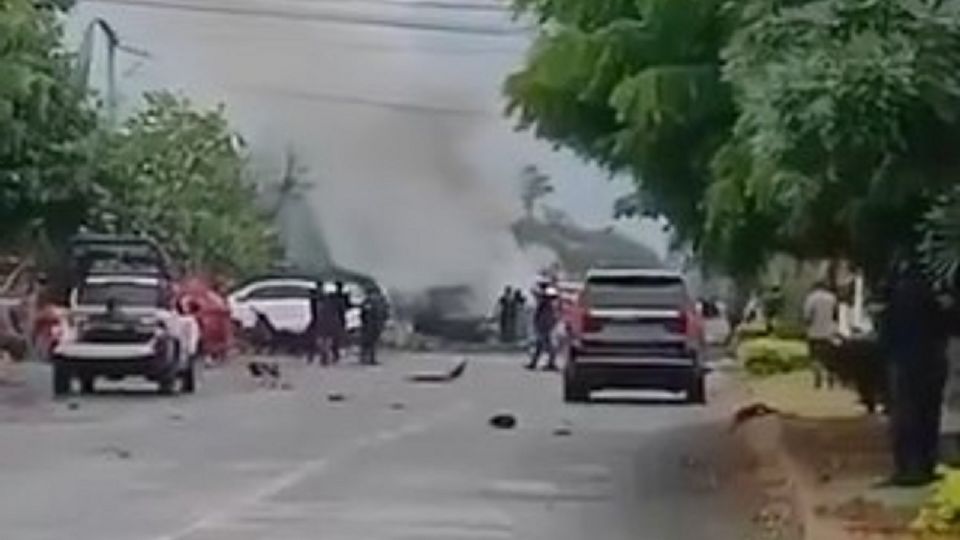 Explosión en Coahuayana, Michoacán.