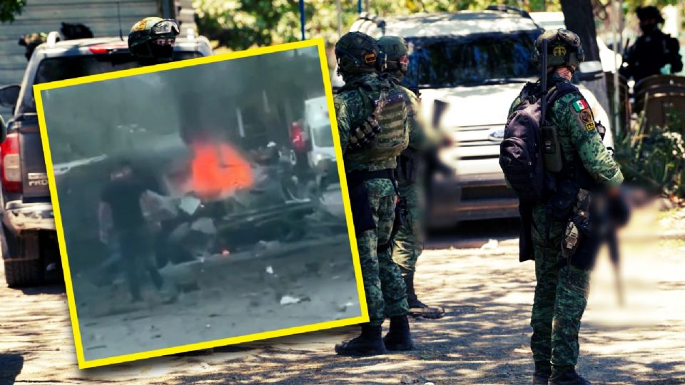 FGR investiga ataque con explosivo en Coahuayana, Michoacán.