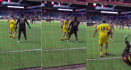 VIDEO | Cuauhtémoc Blanco golpea a portero de Chivas en pleno Clásico