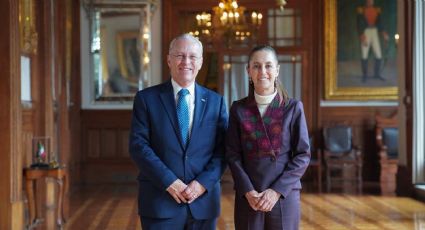 Claudia Sheinbaum se reúne con José Medina Mora en Palacio Nacional