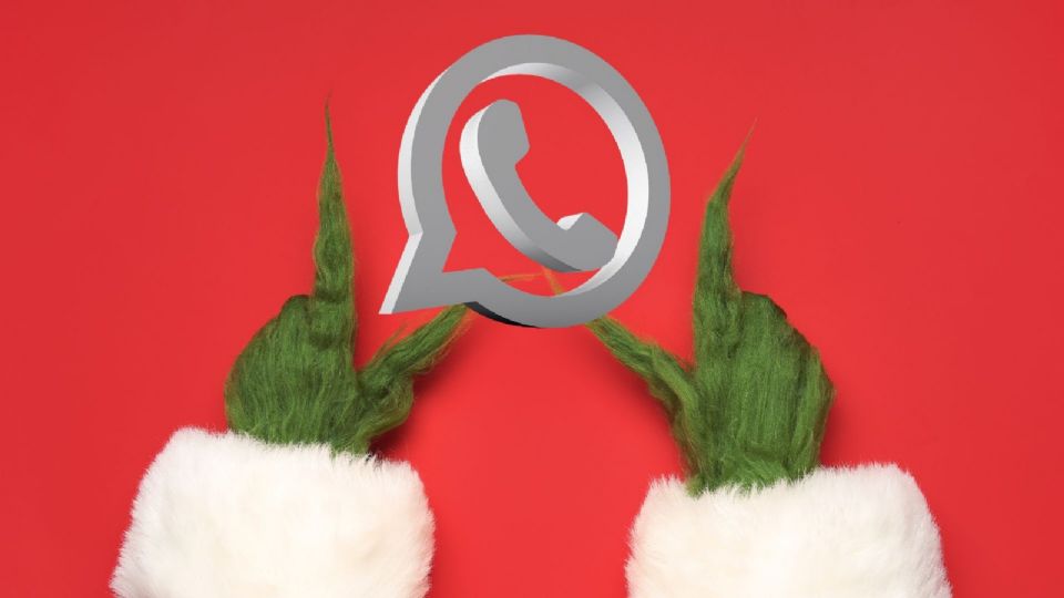 Paso a paso para personalizar WhatsApp como el Grinch.