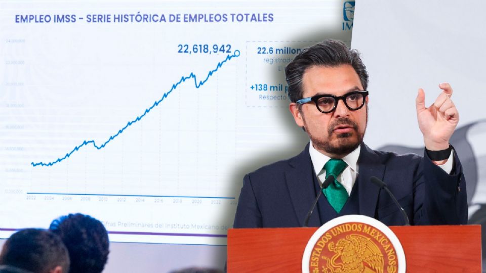 El IMSS reportó que el país ha alcanzado la cifra histórica de 22 millones 837 mil 768 empleos formales.