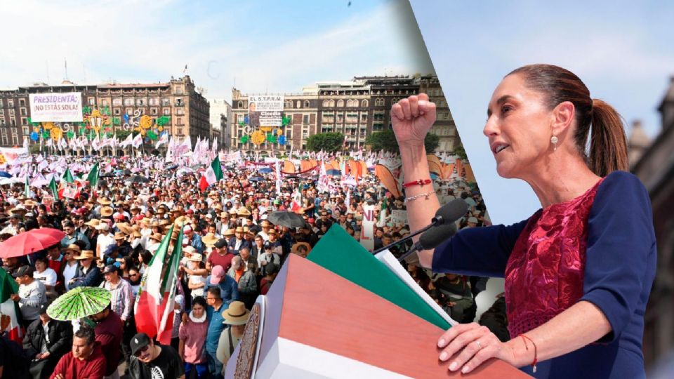 Miles de personas se congregaron en el Zócalo para celebrar los 7 años de la Cuarta Transformación, un evento que el diputado Arturo Ávila calificó como un 'gran festejo.