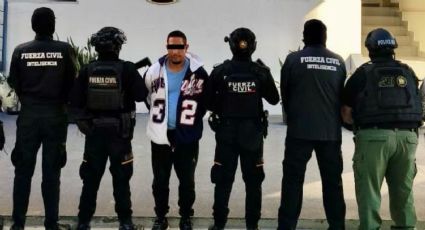 Cae en Lomas del Mirador un presunto homicida con droga en Santa Catarina