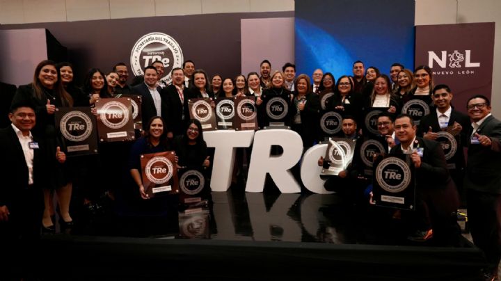 Nuevo León entrega Distintivo TRe 2025 a 68 empresas por buenas prácticas laborales