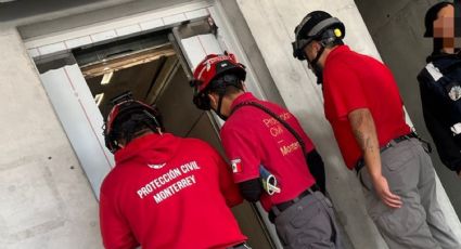 Rescatan a personas atrapadas en elevador en el centro de Monterrey