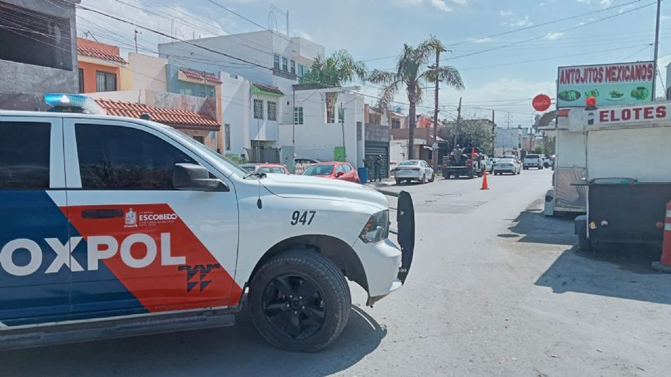 La Proxpol de Escobedo participó en coordinación con el Ejército Mexicano, Fuerza Civil y Guardia Nacional.