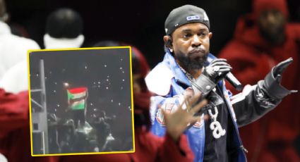 Así detuvieron a un hombre en show del medio tiempo del Super Bowl por ondear bandera de Palestina | VIDEO