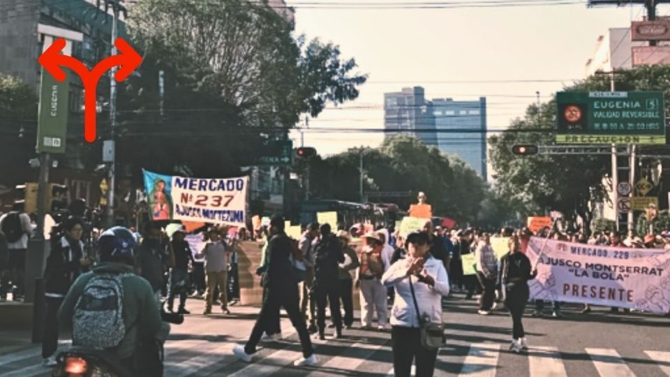 Marcha CDMX alternativa vial