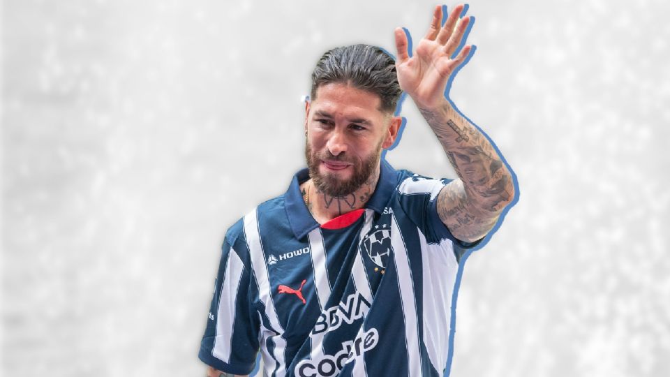 Rayados ya presentó a Sergio Ramos ante la afición