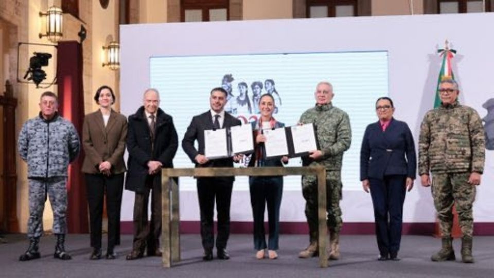 La presidenta Claudia Sheinbaum, firmó las iniciativas del Sistema Nacional de Seguridad Pública y Sistema Nacional de Inteligencia e Investigación.