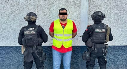 Hombre armado es detenido con droga en Mitras Centro de Monterrey