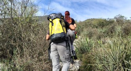 Hombre queda atrapado en Pico Lobos, en el Cerro de las Mitras