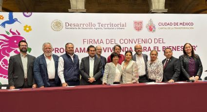 Gobierno capitalino y Sedatu firman convenio en materia de vivienda