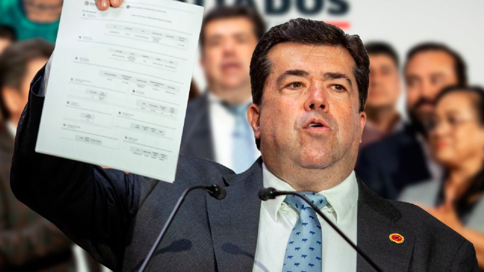 El diputado Pedro Haces se defendió ante las acusaciones.