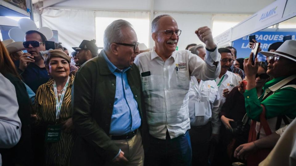 Rubén Rocha Moya inauguró la Expoagro Sinaloa 2025, acompañado del Secretario de Agricultura y Desarrollo Rural, Julio Berdegué Sacristán.