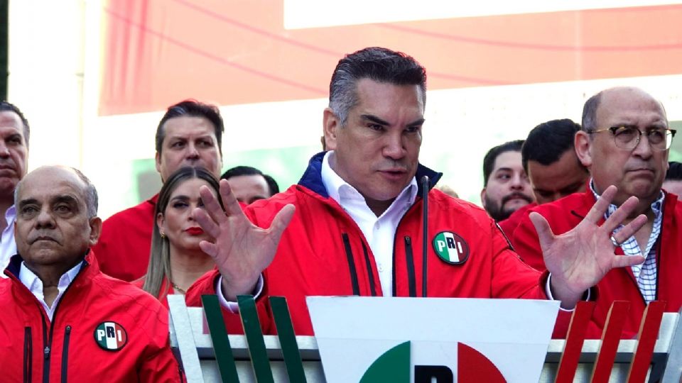 Alejandro Moreno, dirigente nacional del PRI.