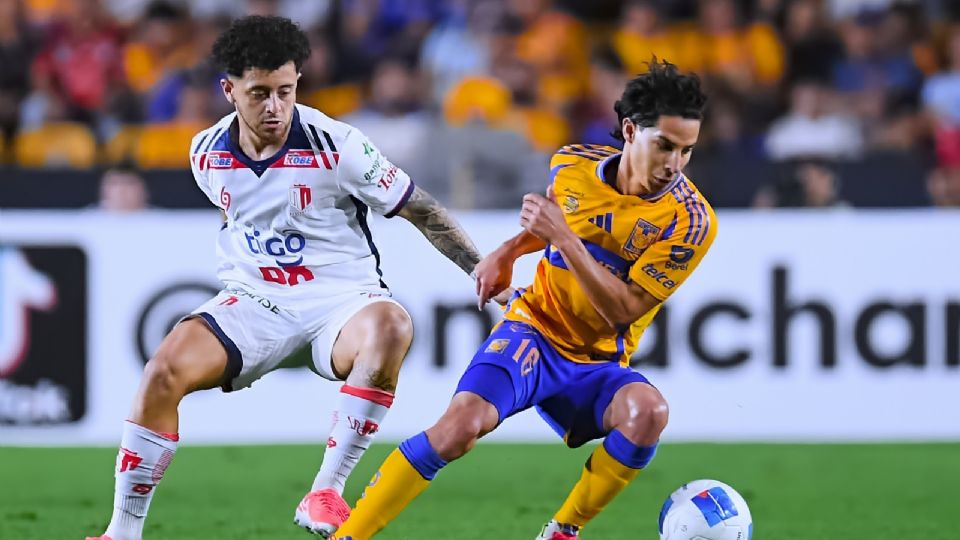 Partido de Tigres vs. Real Estelí en el Estadio Universitario, en San Nicolás, NL.