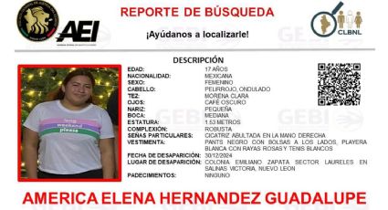 Buscan a América Elena Hernández desde hace más de un mes en Nuevo León