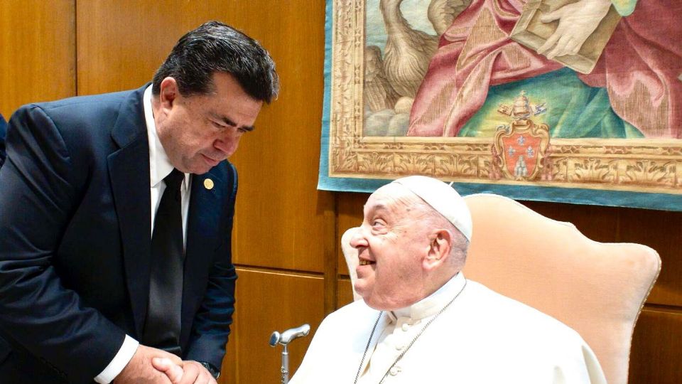 Pedro Haces se reunió con el papa Francisco.