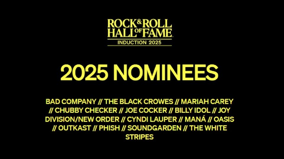 Mariah carey, Cindy Lauper y Maná están dentro de los 14 nominados al R&R Hall of Fame