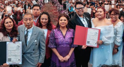 Con música y baile 500 parejas formalizan su enlace en Los Pinos