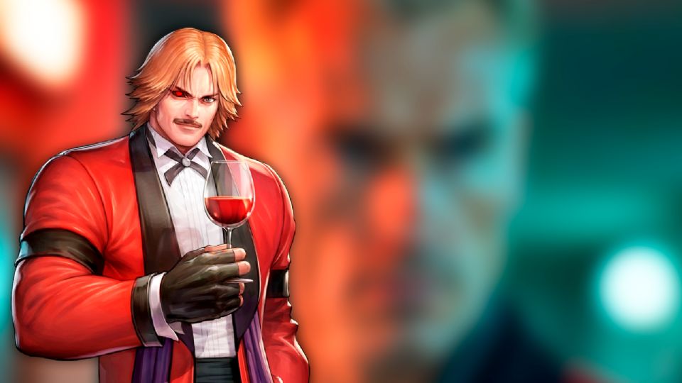 La IA ha recreado al personaje de King of Fighters con un aspecto imponente y amenazante, respetando sus rasgos más característicos.