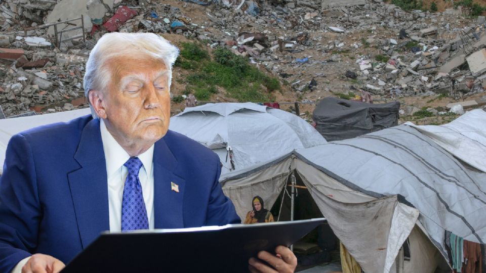 Donald Trum y los líderes de Egipto, Catar y Turquía firman fin de la guerra en la Franja de Gaza.