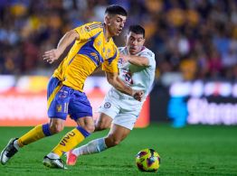 Tigres se impone 2-1 ante el Cruz Azul en el Volcán