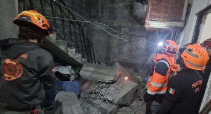 Hombre muere al derrumbar escalera de concreto en Guadalupe