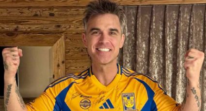 Robbie Williams luce camiseta de Tigres tras unión para promocionar 'Better Man'